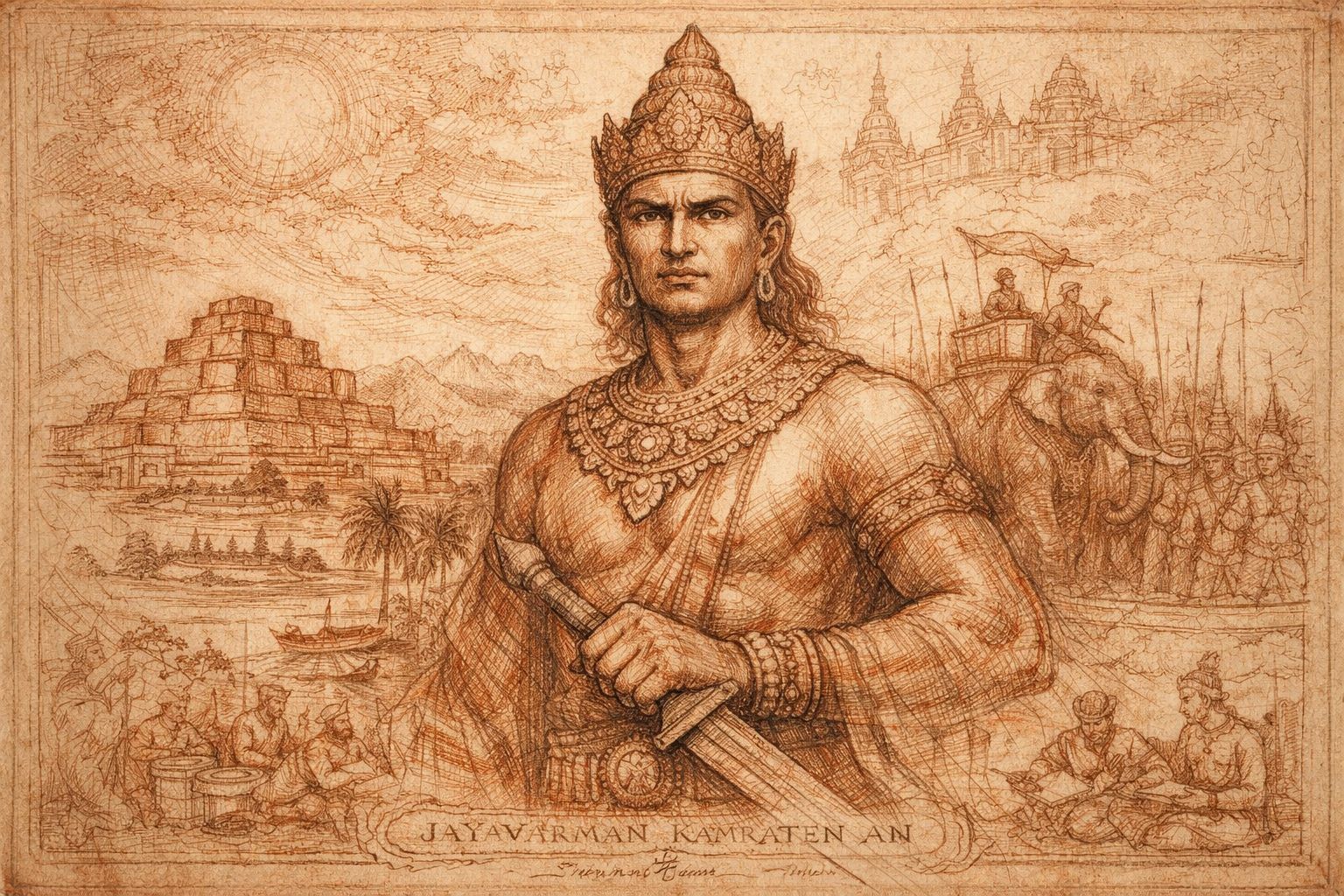 Jayavarman I — Armour of the Centre