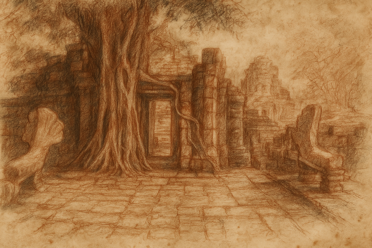 Whispers from Preah Pitu: Beneath the Wings of Silence