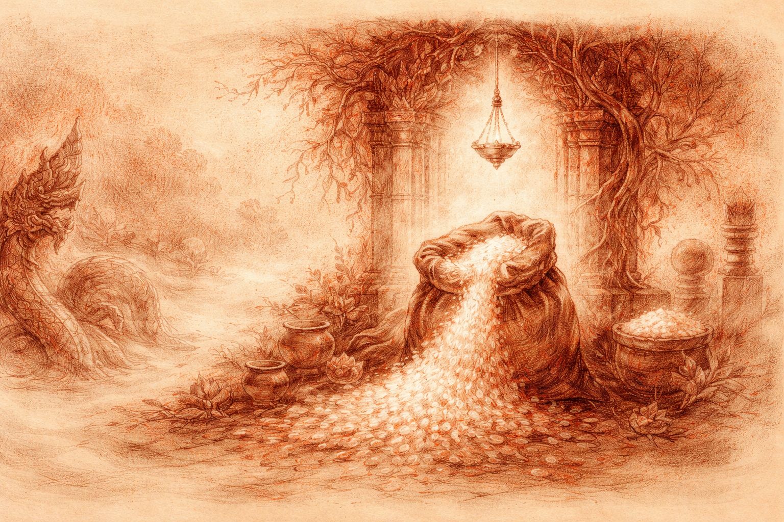 Sacred abundance and ethereal light