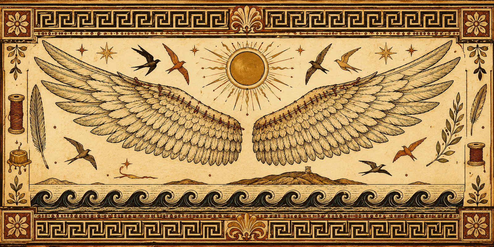 Daedalus and the Wings