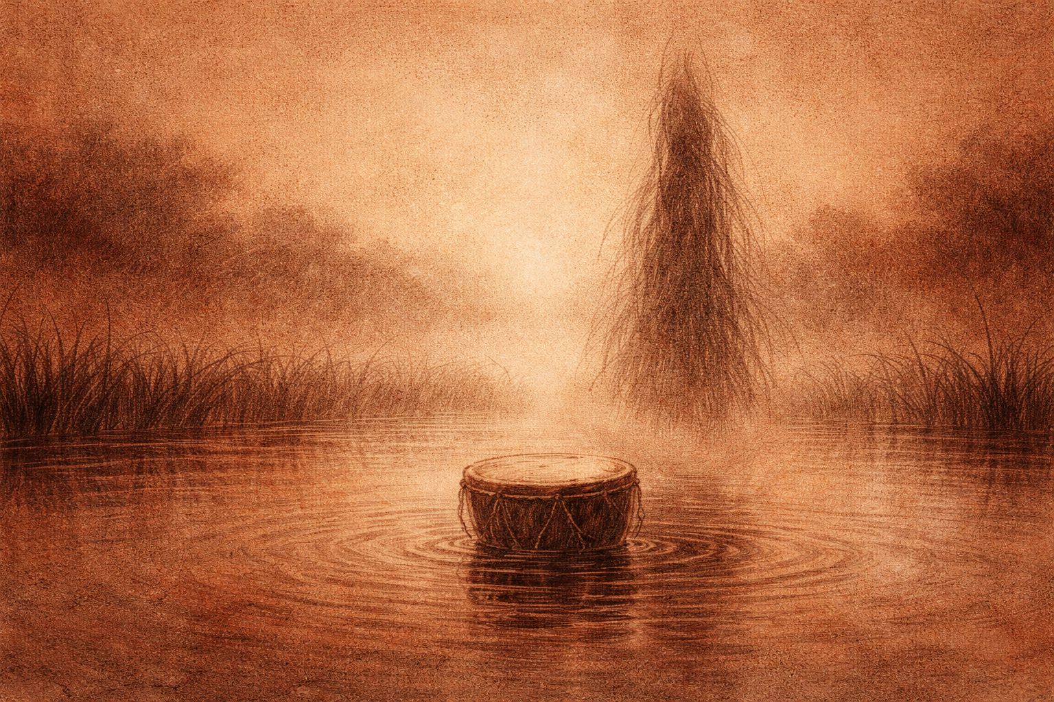 Rice-Ghost and the Seven Drums