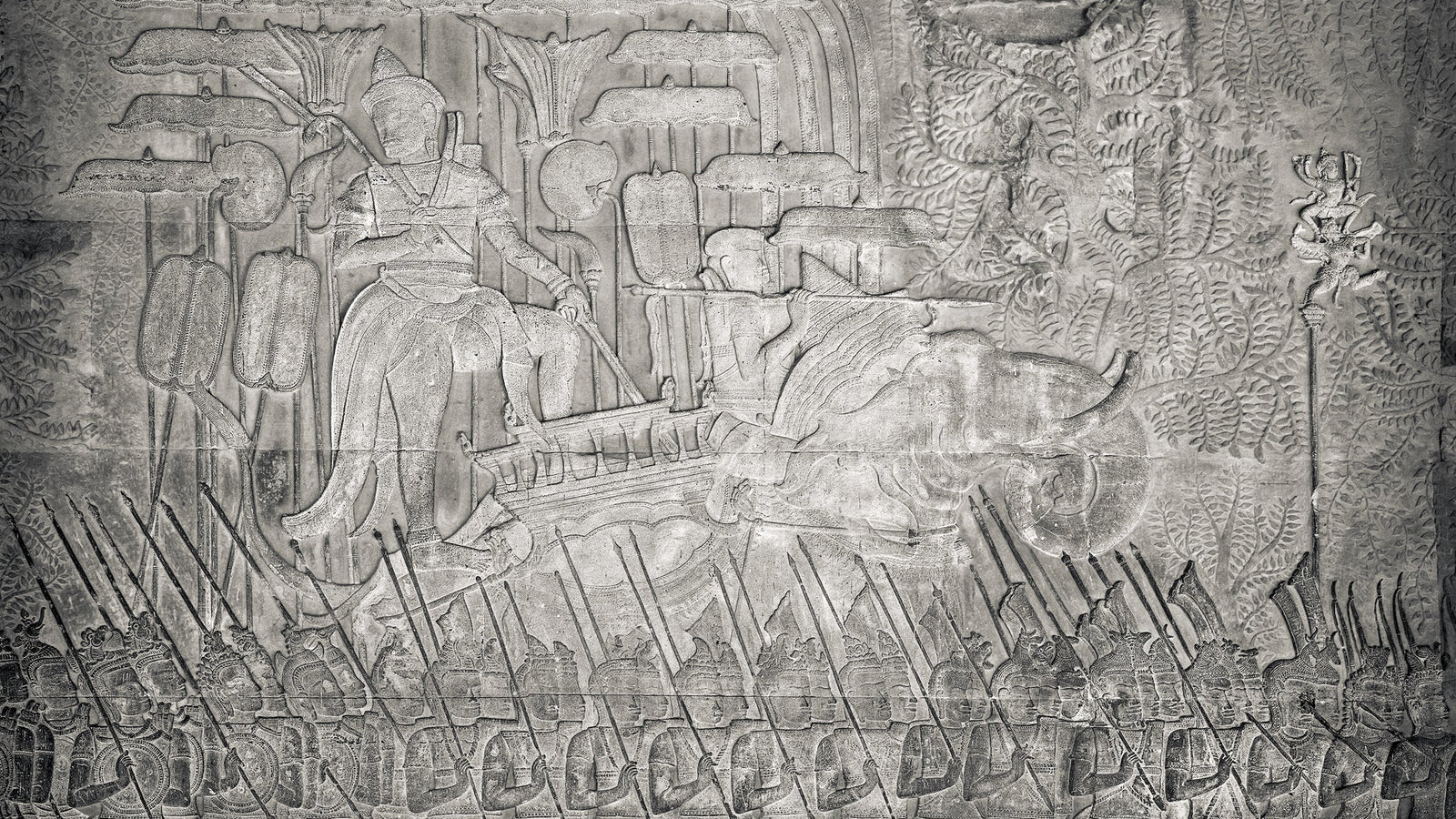 King Suryavarman II on Parade