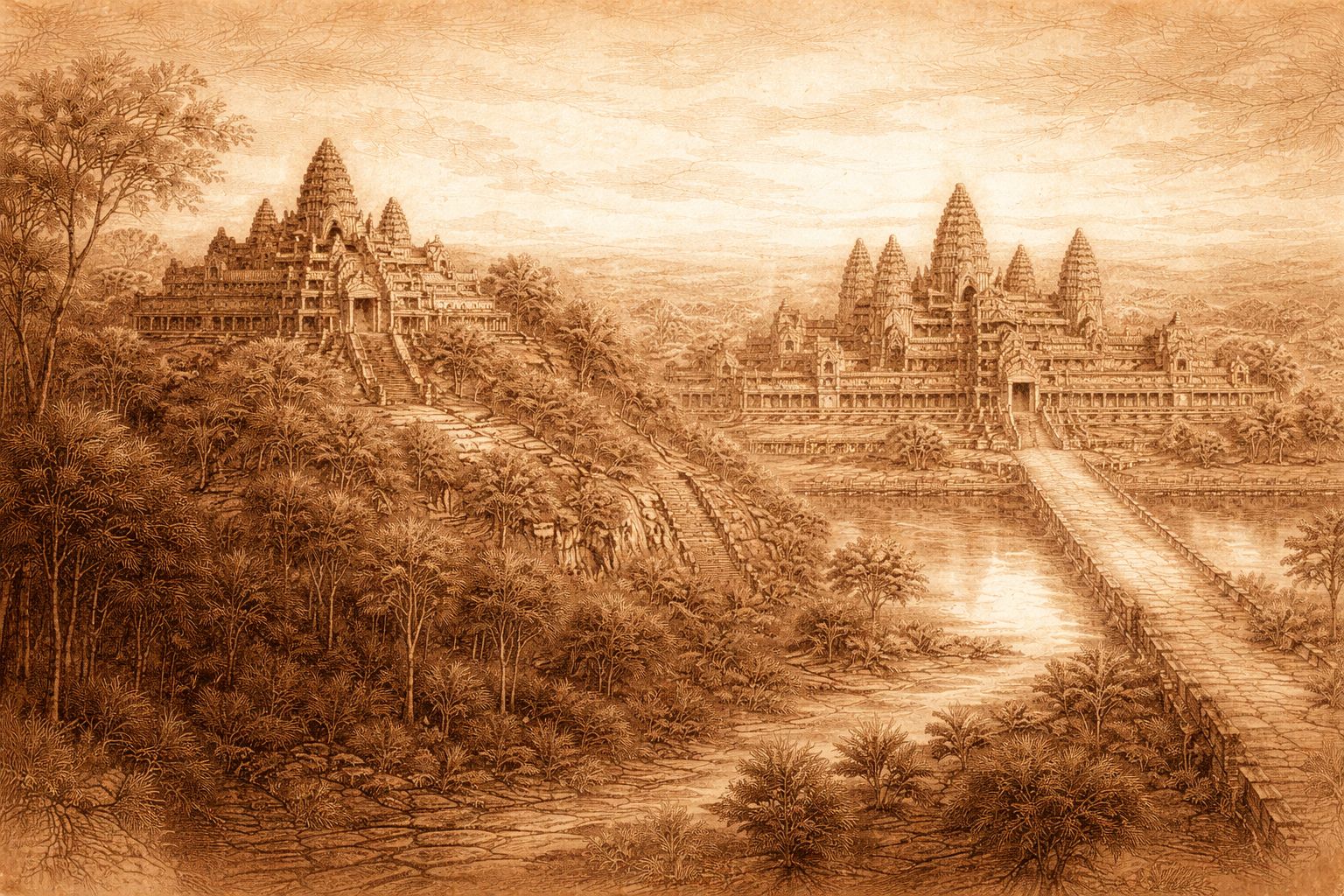From Hill to Mandala — Phnom Bakheng and Angkor Wat