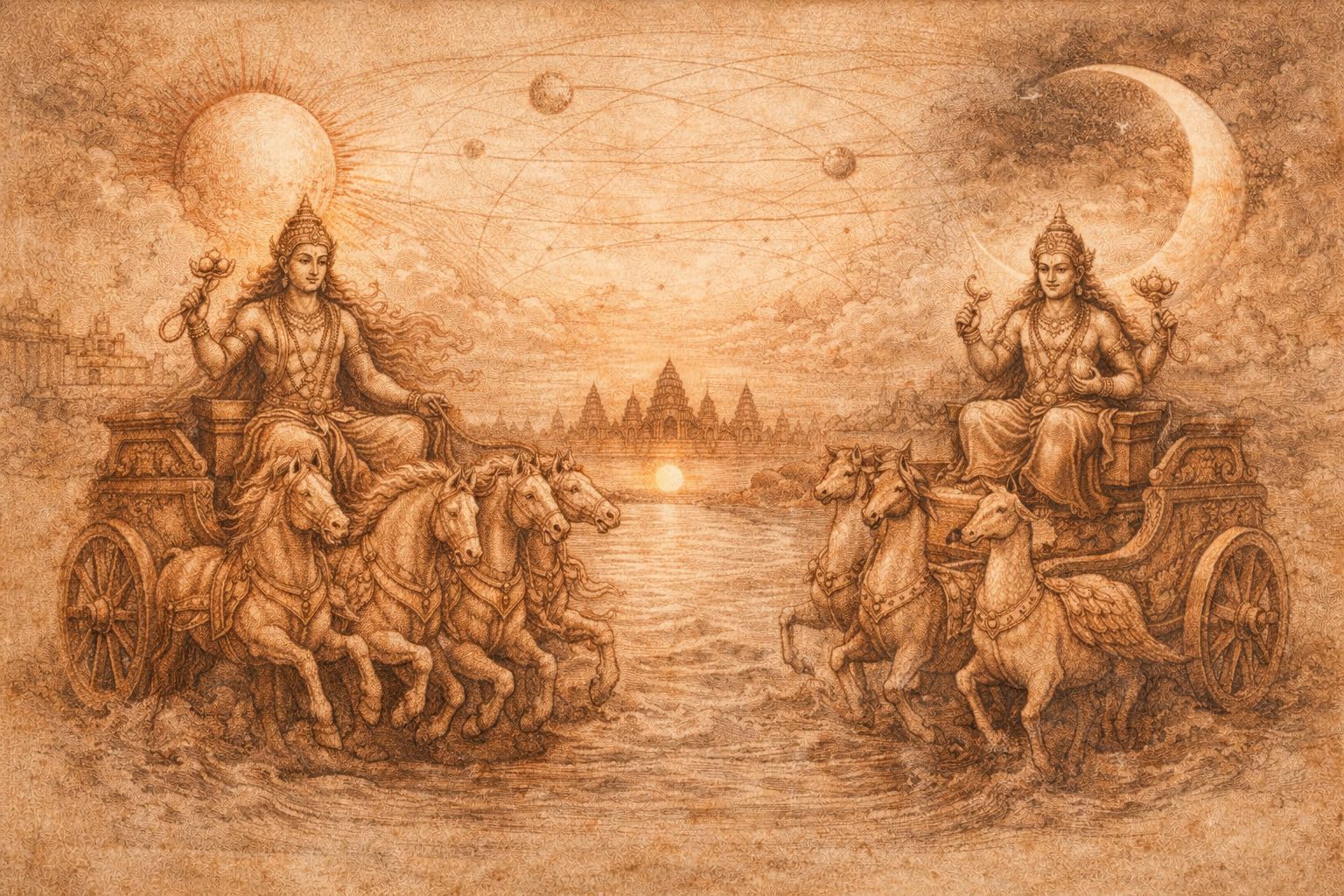 Surya and Chandra
