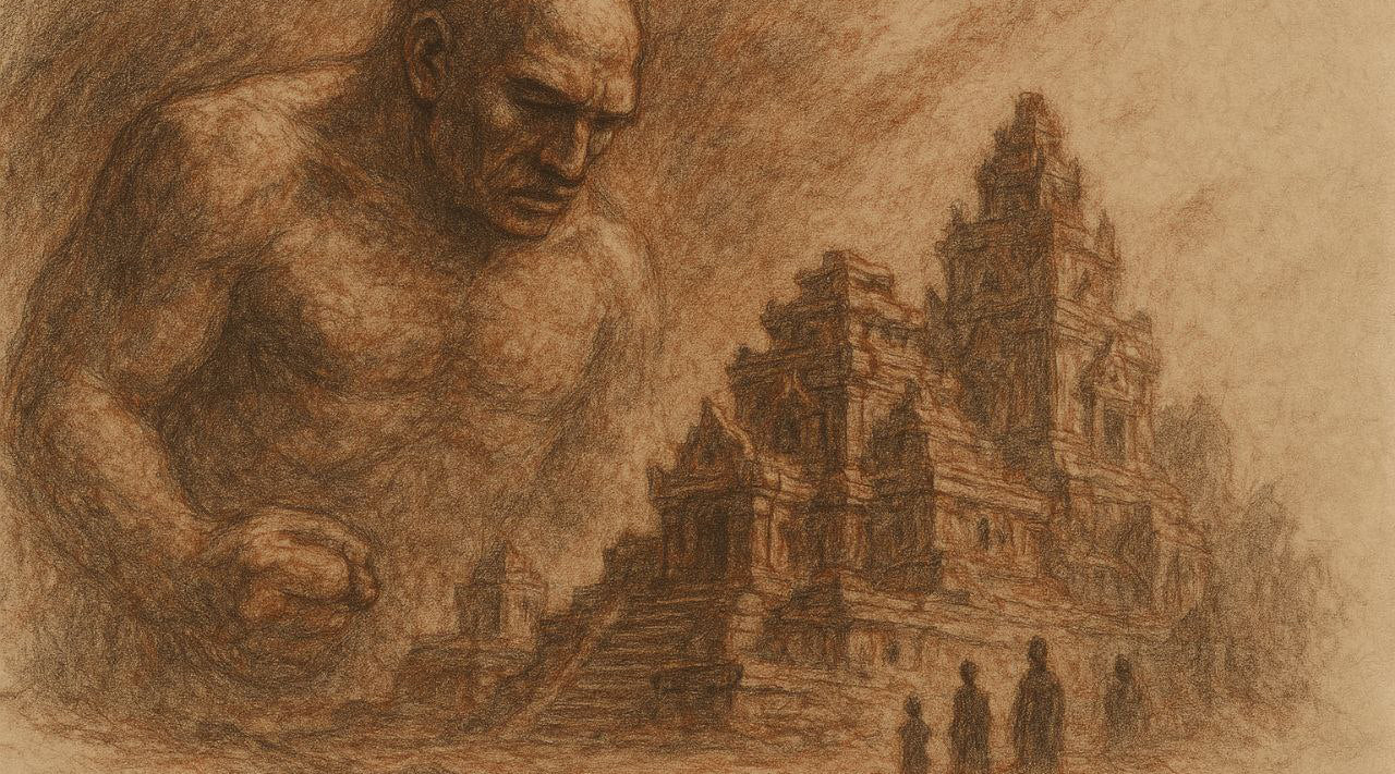 The Giant of Phnom Bakheng
