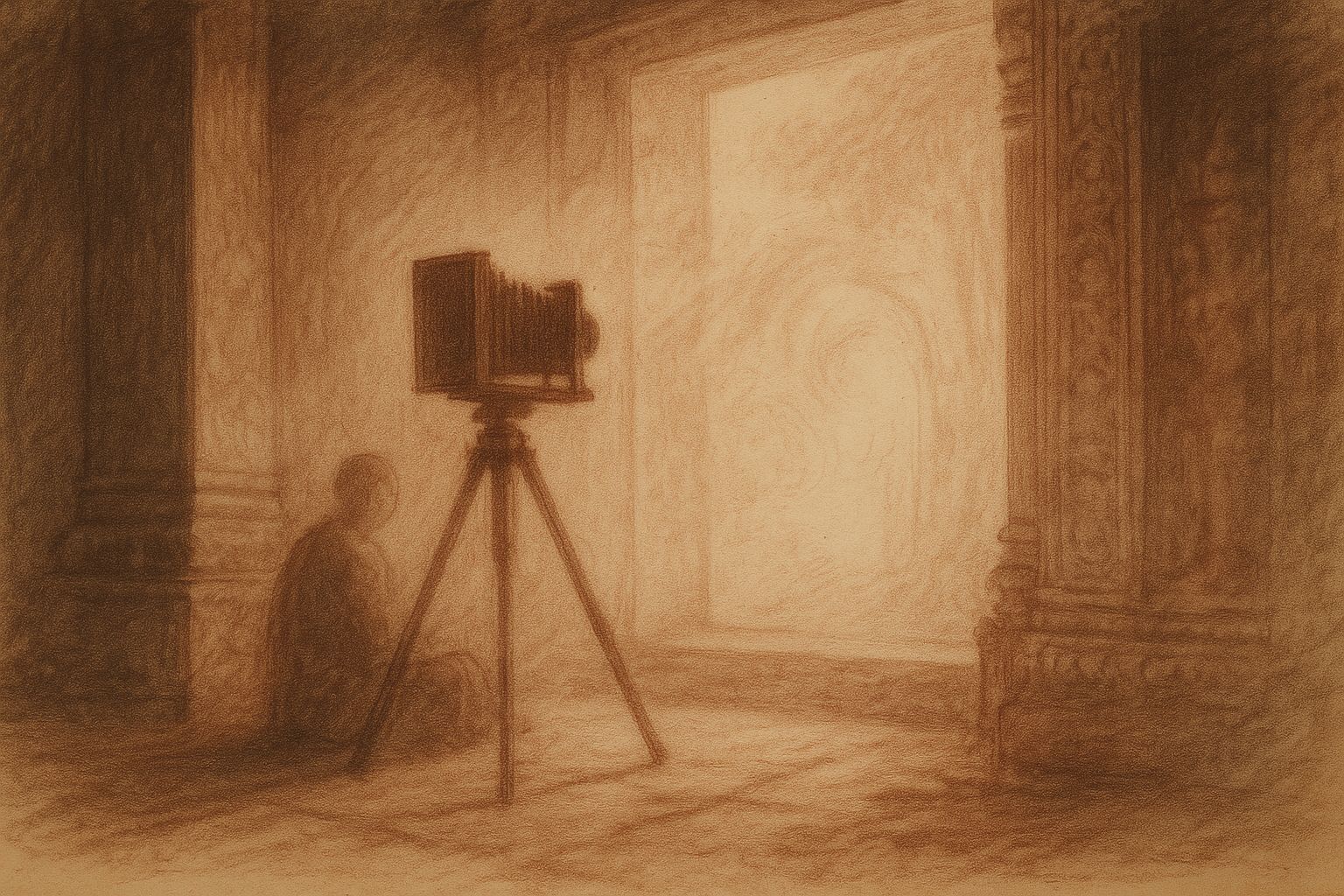 Where light lingers, time kneels. The world waits to be seen — not taken, but received.