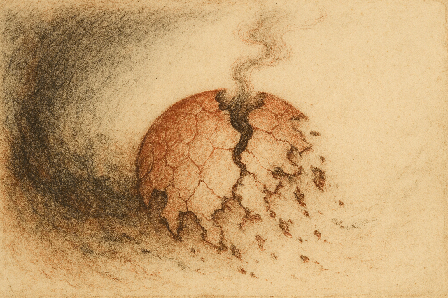 The Worm of Salt and Silence: A Myth of Creation and Ruin