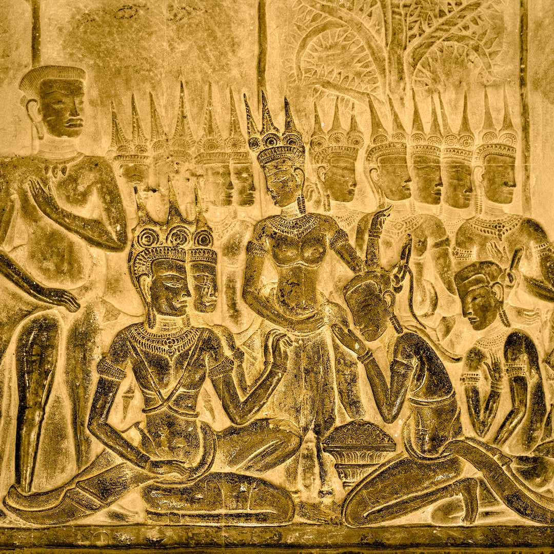 Angkor Golden Light – Hand-Toned Fine Art Print - Varro