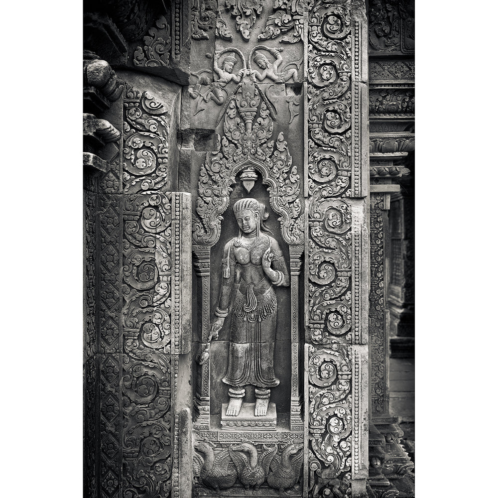 Apsaras, Banteay Srei Temple, Matched Pair of Limited Edition Prints