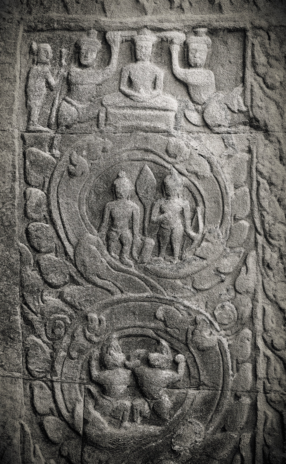 Buddha Assaulted, Study I, Ta Prohm Temple, Angkor, Cambodia. 2021 by Lucas Varro