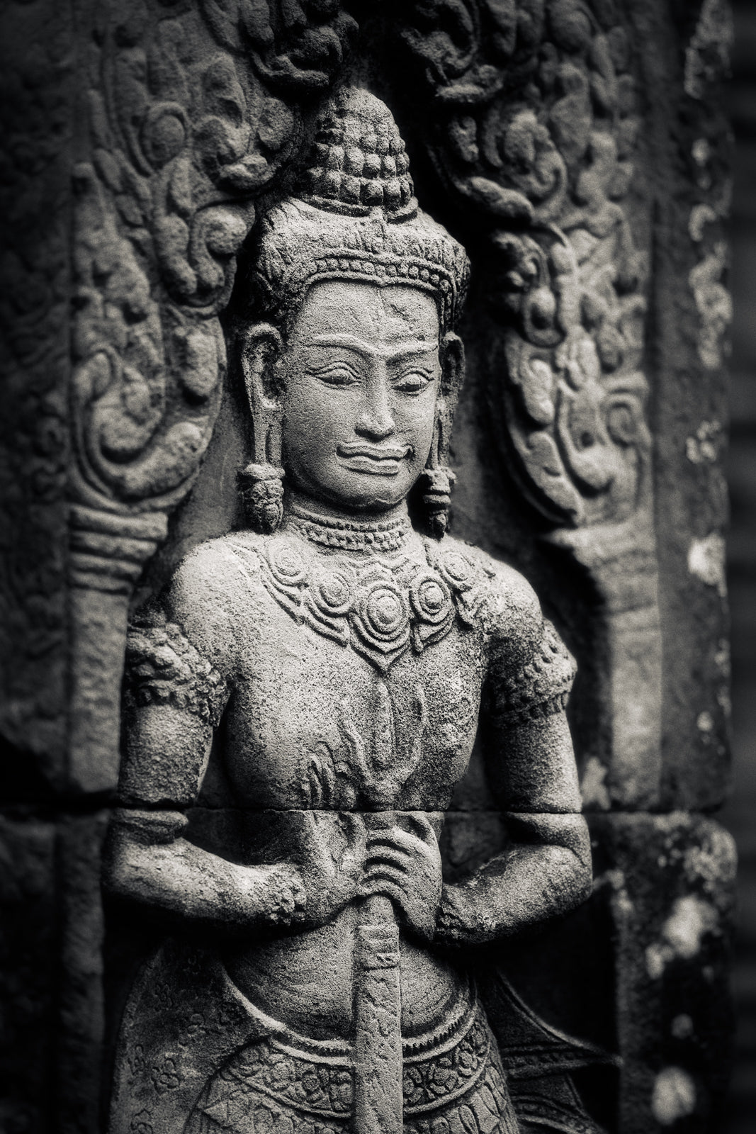 Dvarapala I, Banteay Kdei Temple, Angkor, Cambodia. 2024