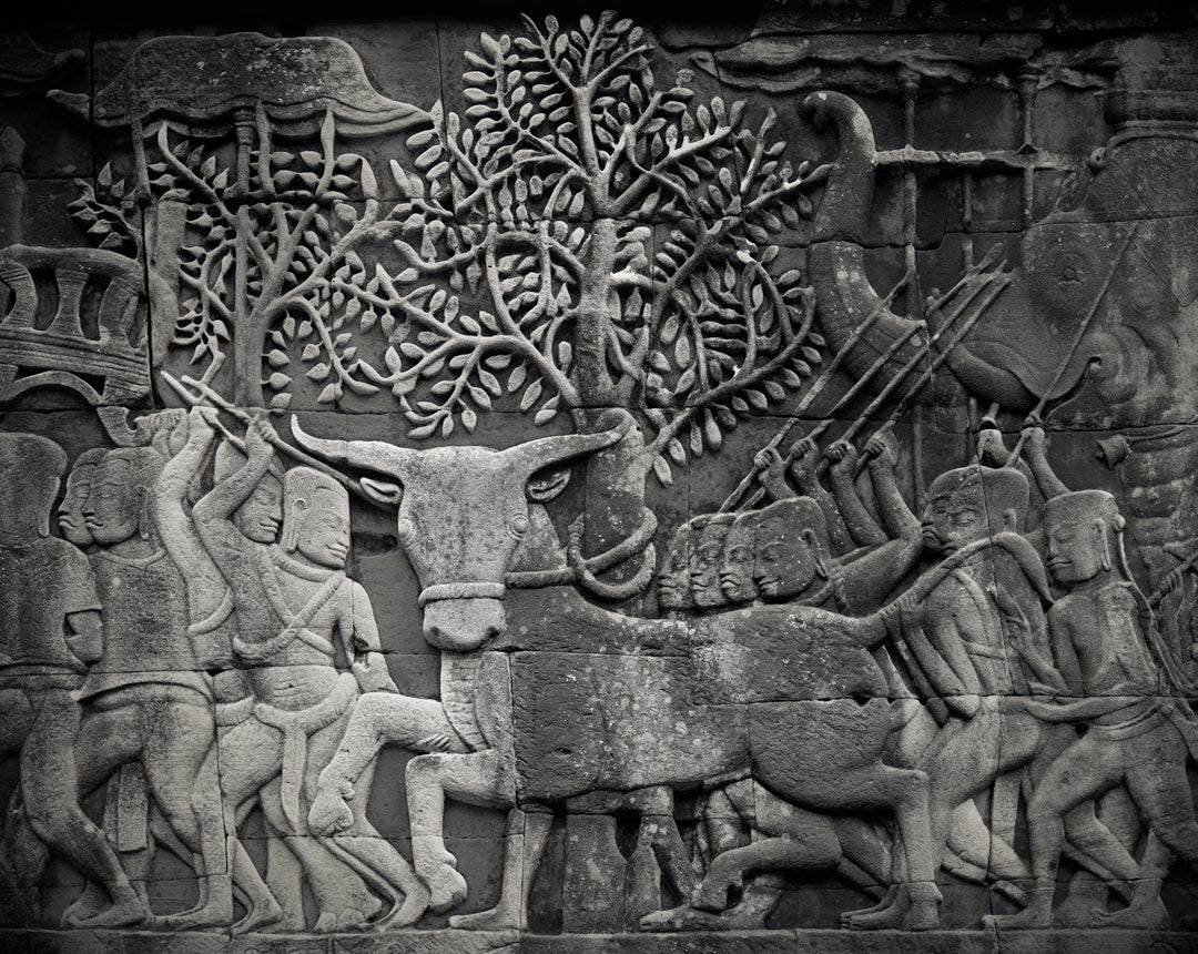 Sacrifice, Bayon Temple, Angkor, Cambodia. 2021 by Lucas Varro