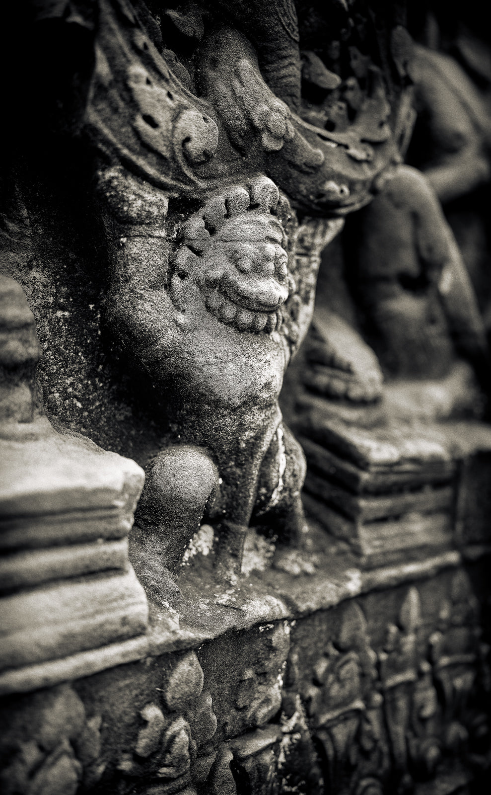 Simha Atlas, Preah Khan Temple, Angkor, Cambodia. 2022 by Lucas Varro