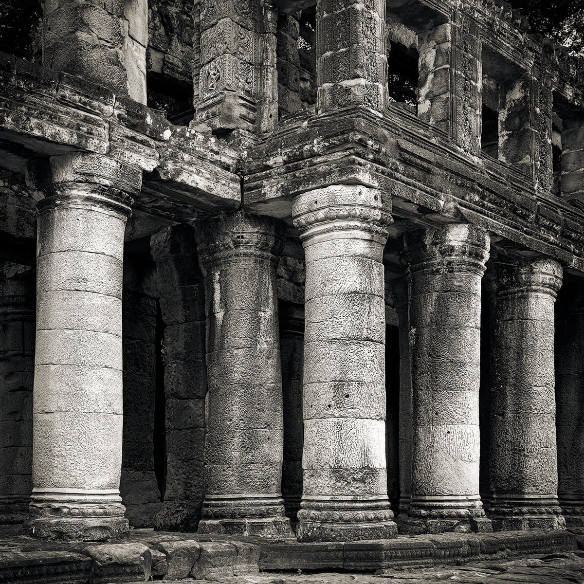 Columns II, Preah Khan Temple, Angkor, Cambodia. 2022