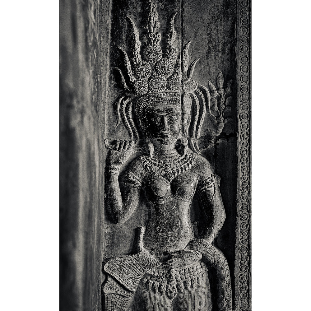 Black Apsara, Angkor Wat Temple, Cambodia. 2021 by Lucas Varro