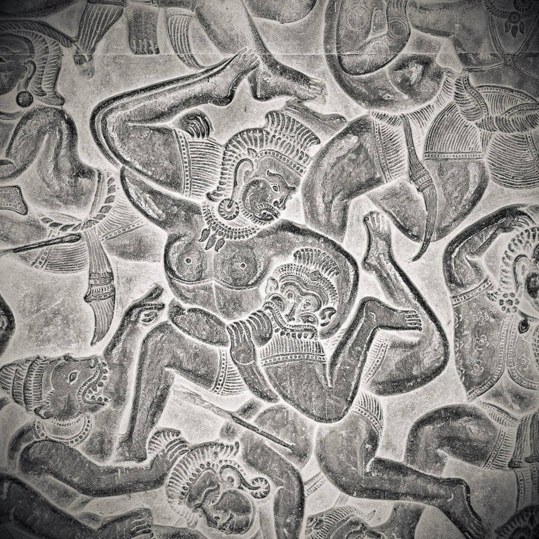 Battle of Lanka I, Study I, Angkor Wat Temple, Cambodia. 2020