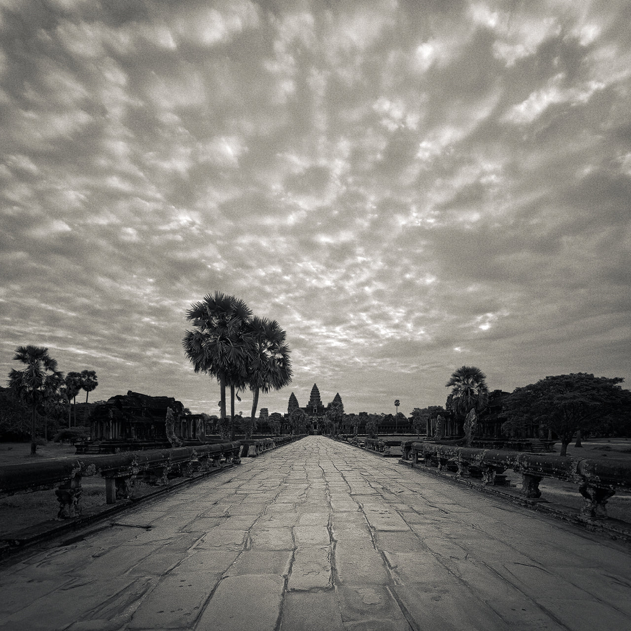 Causeway, Angkor Wat Temple, Cambodia. 2020