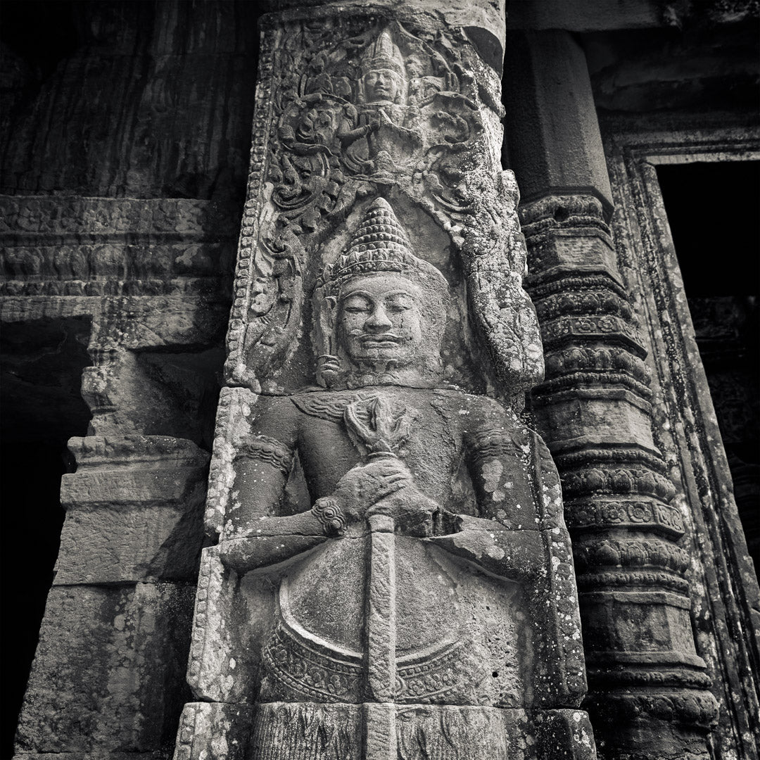 Dvarapala I, Preah Khan Temple, Angkor, Cambodia. 2020 by Lucas Varro