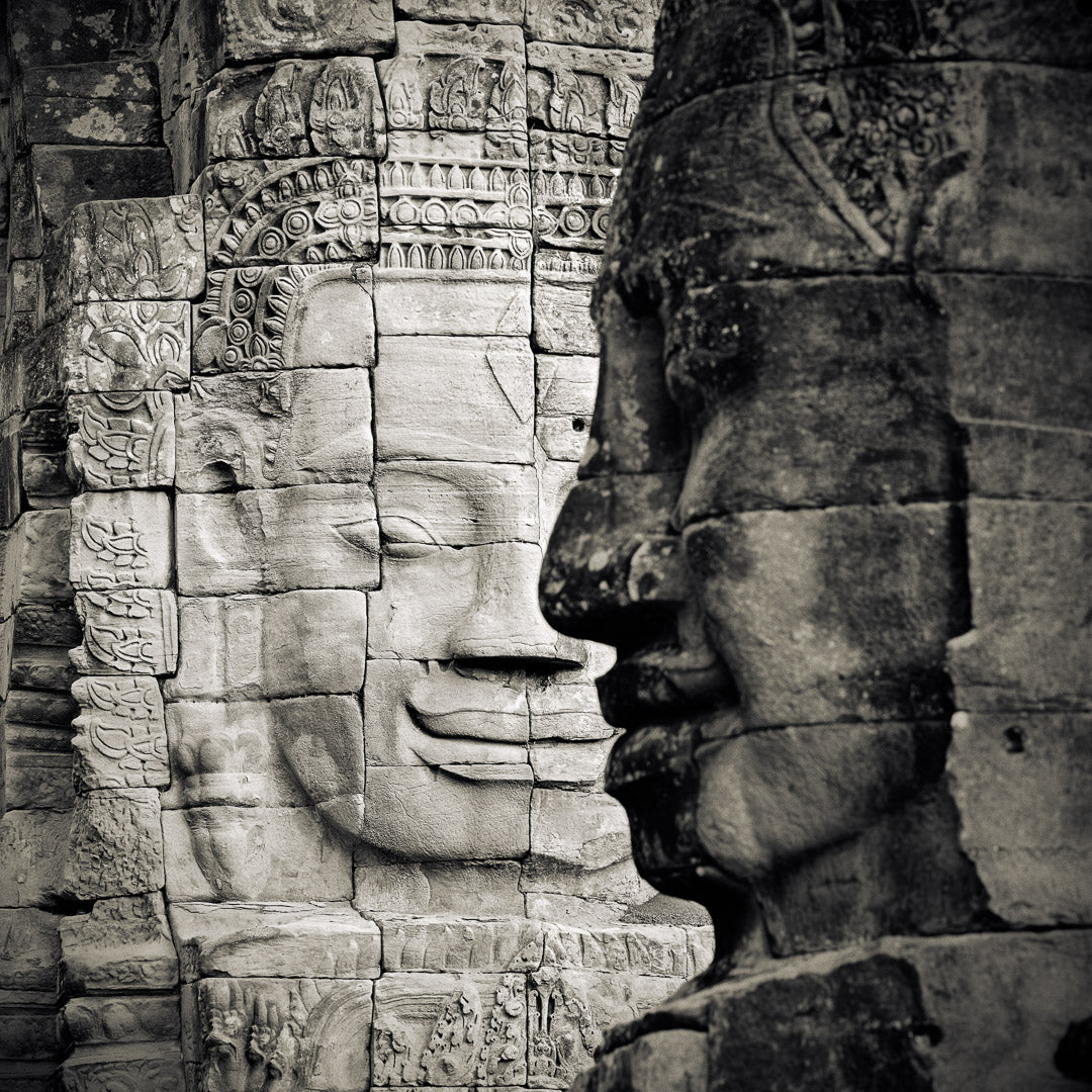 Faces of The Bayon I, Angkor, Cambodia. 2018 by Lucas Varro