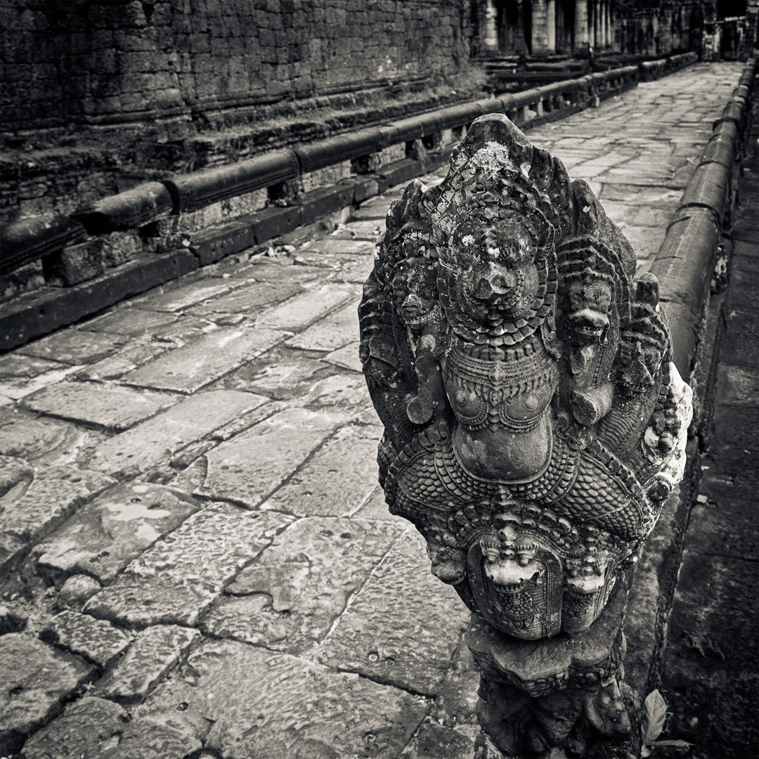 Naga Balustrade, Preah Khan Temple, Angkor, Cambodia. 2020