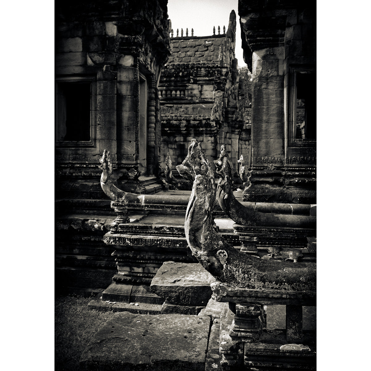 Naga Balustrades, Banteay Samre Temple, Angkor, Cambodia. 2022